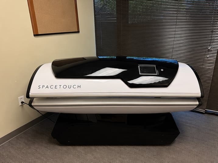 The SpaceTouch capsule closed